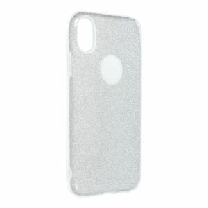 Apple iPhone XR Handyh�lle Case H�lle Silikon Glitzer Silber