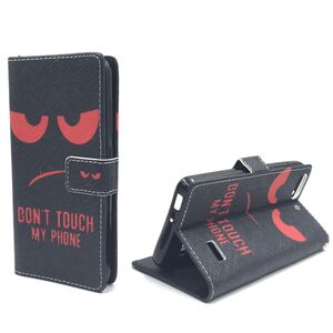 Dont Touch My Handy Case Handyh�lle Huawei G Play Mini Panzer Schutz Glas Klapph�lle Case