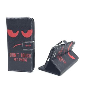 Handyh�lle Tasche f�r Case Handy ZTE Blade V6 Dont Touch My Handy Rot
