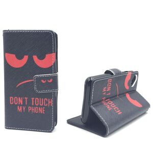  Handyh�lle Tasche f�r Case Handy Wiko Sunny Dont Touch My Handy Rot