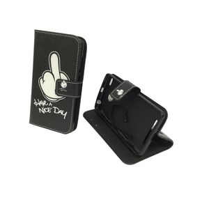  Handyh�lle Tasche f�r Case Handy Xiaomi Redmi 3s Mittelfinger