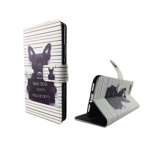  Handyh�lle Tasche f�r Case Handy Google Pixel XL B�ser Hund Wei�