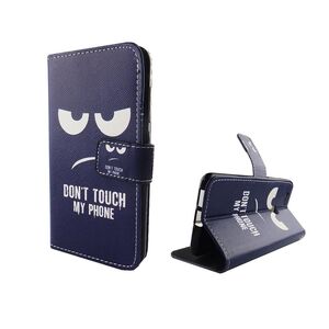 Dont Touch My Handy Case Handyh�lle Huawei Nova Panzer Schutz Glas Klapph�lle Wallet Case