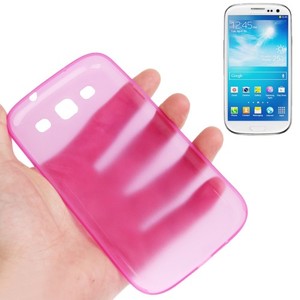 Schutzh�lle Case Ultra D�nn 0,3mm f�r Handy Samsung Galaxy S3 i9300 / i9305 / S3 NEO i9301 Rosa Transparent
