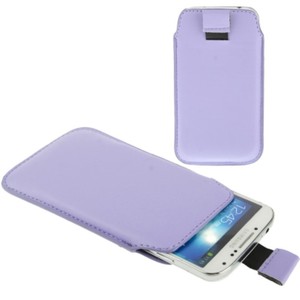  Handyhlle Tasche Slide fr Case Handy Samsung Galaxy S5 / S5 Neo Lila / Flieder