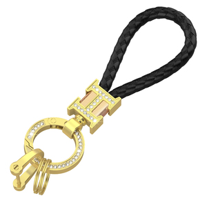Skipper Schlüsselanhänger Taschenanhänger Karabiner mit Ring & D-Clip Gold 8871