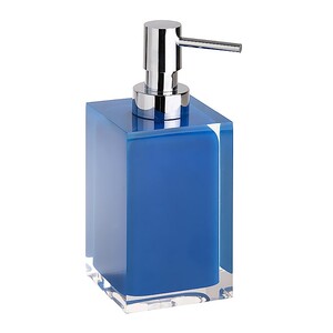 BISTA Seifenspender Polyresin Blau 70x172x82 mm, 250 ml fr Bad & Kche >> freistehend anwendbar