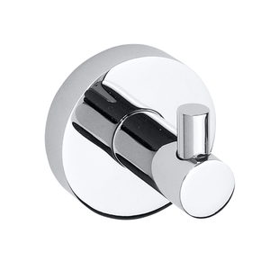 BOMEGA Kleiderhaken Messing Chrom poliert 55x55x50 mm f�r Bad & K�che >> zum Bohren oder Kleben