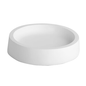 MAXIMA Seifenablage Polyresin Wei 110x25x110 mm fr Bad & Kche >> freistehend anwendbar