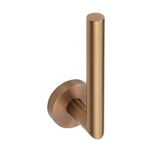 BAMBER Reservepapierrollenhalter Messing Gold Kupfer matt 55x165x65 mm f�r Bad & WC >> zum Bohren oder Kleben