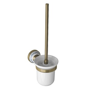 BERA WC-Brstengarnitur Messing Keramik Bronze 116x377x177 mm fr Bad & WC >> zum Bohren