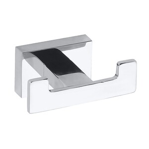 BASA Doppelkleiderhaken Messing Chrom 78x35x50 mm f�r Bad & K�che >> zum Bohren