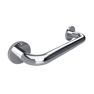 BELP Haltegriff Edelstahl poliert mit Abdeckung 380x80x106 mm, 120 kg Traglast f�r Bad & WC >> zum Bohren