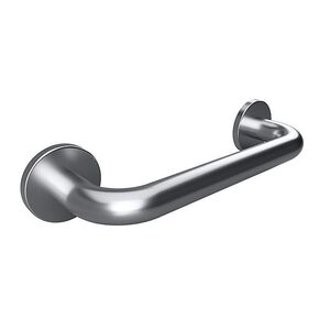 BELP Haltegriff Edelstahl geb�rstet mit Abdeckung 380x80x106 mm, 120 kg Traglast f�r Bad & WC >> zum Bohren