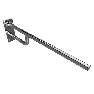 BELP St�tzklappgriff Edelstahl poliert 100x250x860 mm, 120 kg Traglast f�r Bad & WC >> zum Bohren
