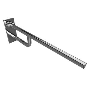 BELP St�tzklappgriff Edelstahl poliert mit Abdeckung 100x250x850 mm, 120 kg Traglast f�r Bad & WC >> zum Bohren