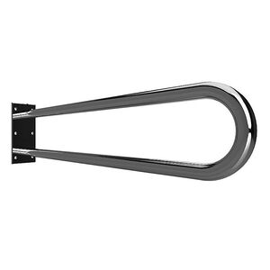 BELP Sttzgriff in U-Form Edelstahl poliert 100x250x916 mm, 120 kg Traglast fr Bad & WC >> zum Bohren