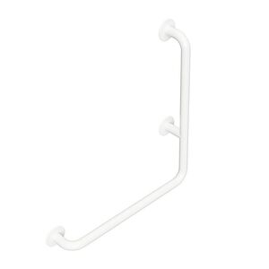 BELP Haltegriff Rechts Eisen Wei� 625x675x110 mm, 120 kg Traglast f�r Bad & WC >> zum Bohren