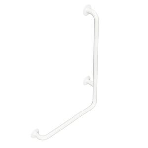 BELP Haltegriff Rechts Eisen Wei� 625x885x110 mm, 120 kg Traglast f�r Bad & WC >> zum Bohren