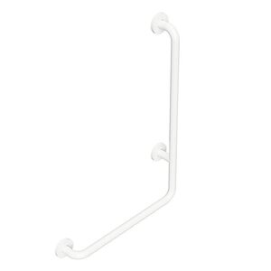 BELP Haltegriff Rechts Eisen Wei� mit Abdeckung 630x890x110 mm, 120 kg Traglast f�r Bad & WC >> zum Bohren