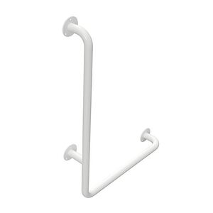 BELP Haltegriff Links Eisen Wei� 625x885x110 mm, 120 kg Traglast f�r Bad & WC >> zum Bohren