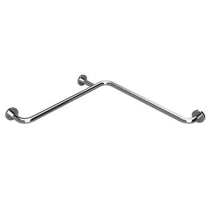 BELP Duschgriff Edelstahl poliert mit Abdeckung 710x80x710 mm, 120 kg Traglast f�r Bad & WC >> zum Bohren