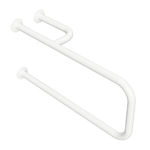 BELP St�tzgriff Rechts Eisen Wei� 230x375x776 mm, 120 kg Traglast f�r Bad & WC >> zum Bohren