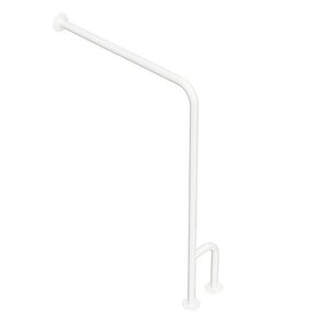 BELP St�tzgriff Rechts Eisen Wei� 230x866x840 mm, 120 kg Traglast f�r Bad & WC >> zum Bohren