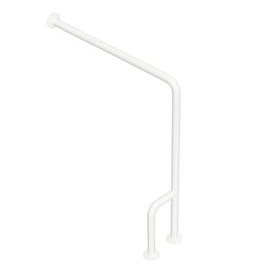 BELP St�tzgriff Links Eisen Wei� 230x866x840 mm, 120 kg Traglast f�r Bad & WC >> zum Bohren