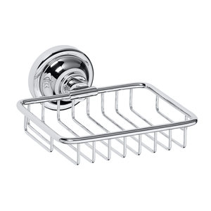 BETRO CHROM Seifenkorb Messing Chrom 140x65x142 mm f�r Bad & K�che >> zum Bohren