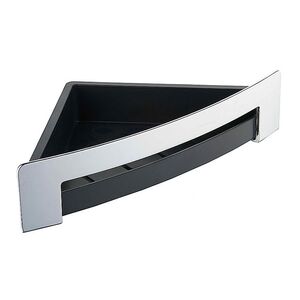 BYTRO Eckseifenkorb Messing Kunststoff Chrom 160x280x75 mm f�r Bad & WC >> zum Bohren