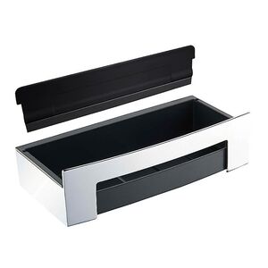 BYTRO Seifenkorb Edelstahl Kunststoff poliert 115x225x63 mm f�r Bad & WC >> zum Bohren