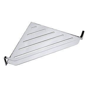 BYTRO Eckseifenkorb Edelstahl Chrom poliert 205x340x65 mm f�r Bad & WC >> zum Bohren