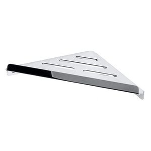 BYTRO Eckseifenkorb Edelstahl poliert 110x205x25 mm f�r Bad & WC >> zum Bohren