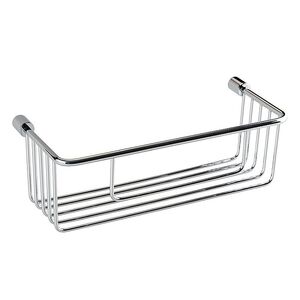 BYTRO Seifenkorb Messing Chrom poliert 135x210x110 mm f�r Bad & WC >> zum Bohren