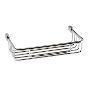 BYTRO Seifenkorb Messing Chrom poliert 100x155x25 mm f�r Bad & WC >> zum Bohren