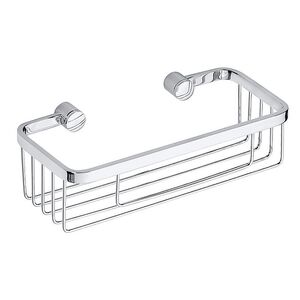 BYTRO Seifenkorb Messing Chrom poliert 110x250x75 mm f�r Bad & WC >> zum Bohren