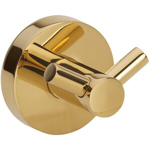 BILLO Doppelkleiderhaken Messing Gold poliert 50x55x55 mm fr Bad & Kche >> zum Bohren oder Kleben