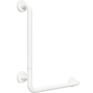 BELP Steckbarer Duschgriff links Eisen Wei� 110x630x680 mm, 120 kg Traglast f�r Bad & WC >> zum Bohren