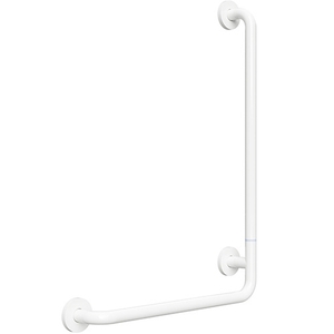 BELP Steckbarer Duschgriff rechts Eisen Wei� mit Abdeckung 110x630x890 mm, 120 kg Traglast f�r Bad & WC >> zum Bohren