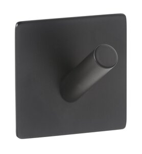 BEASY Kleiderhaken Edelstahl Schwarz 38x45x45 mm f�r Bad & K�che >> zum Kleben