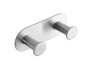 BEASY Kleiderhaken Edelstahl Geb�rstet 31x115x45 mm f�r Bad & K�che >> zum Kleben