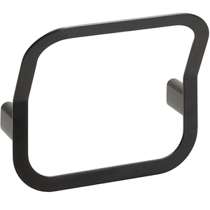 BORGANIC BLACK Handtuchring Edelstahl Schwarz 123x250x241 mm f�r Bad & K�che >> zum Bohren