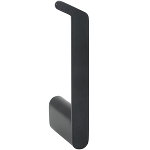 BORGANIC BLACK Reservepapierrollenhalter Edelstahl Schwarz 59x38x165 mm f�r Bad & WC >> zum Bohren