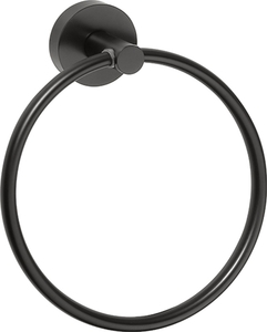 BARK Handtuchring Messing Schwarz 55x170x195 mm f�r Bad & K�che >> zum Bohren