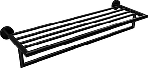 BARK Handtuchablage Messing Schwarz 265x550x120 mm f�r Bad & WC >> zum Bohren