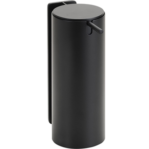 BEASY Seifenspender Edelstahl Schwarz 120x66x165 mm, 300 ml fr Bad & Kche >> zum Kleben