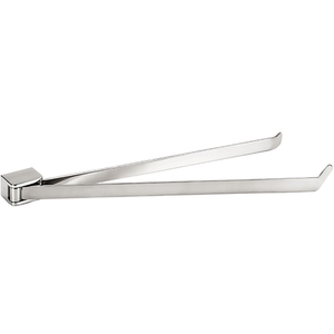 BORGANIC Doppelhandtuchhalter drehbar Edelstahl Chrom 445x62x42 mm f�r Bad & K�che >> zum Bohren