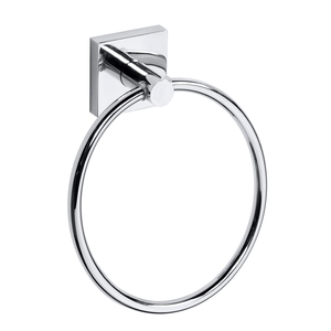 META Handtuchring Messing Chrom 50x168x188 mm f�r Bad & K�che >> zum Bohren