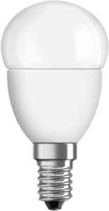 RADIUM LED Lampe Tropfen RALED STAR DROP RL-D40 DIM 5,4W, 827, E1 